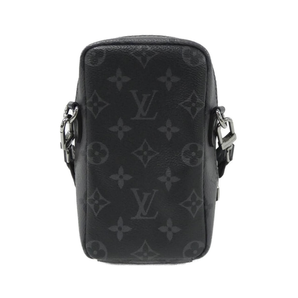Louis Vuitton Monogram Eclipse Reverse Double Phone Pouch Shoulder Bag — view 2