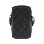 Louis Vuitton Monogram Eclipse Reverse Double Phone Pouch Shoulder Bag — view 2