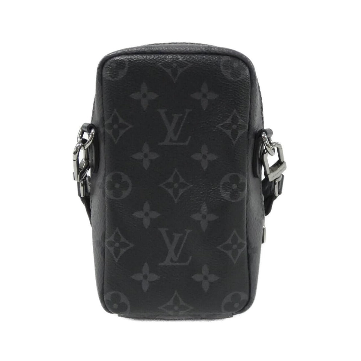 Louis Vuitton Monogram Eclipse Reverse Double Phone Pouch Shoulder Bag — view 2