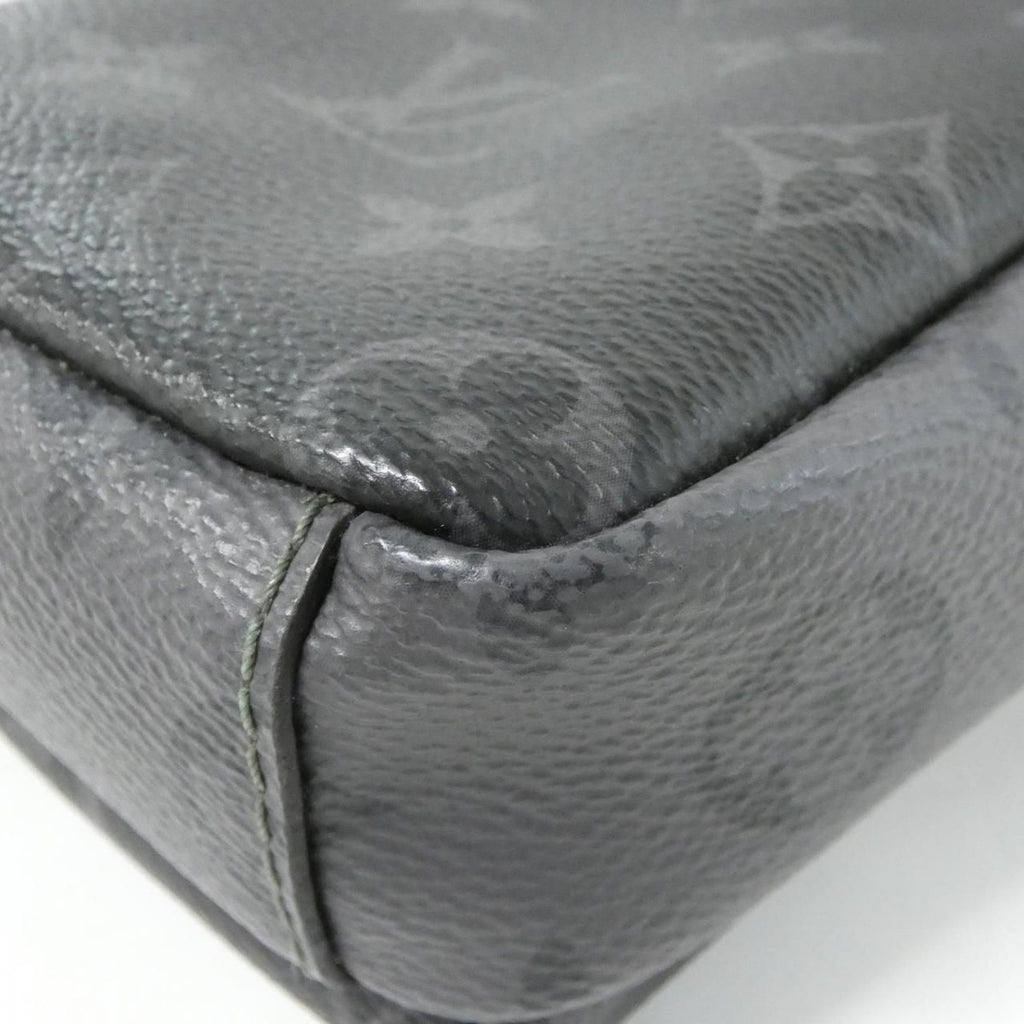 Louis Vuitton Monogram Eclipse Reverse Double Phone Pouch Shoulder Bag — view 3