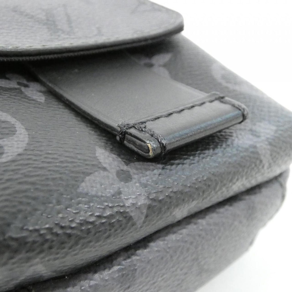 Louis Vuitton Monogram Eclipse Reverse Double Phone Pouch Shoulder Bag — view 4