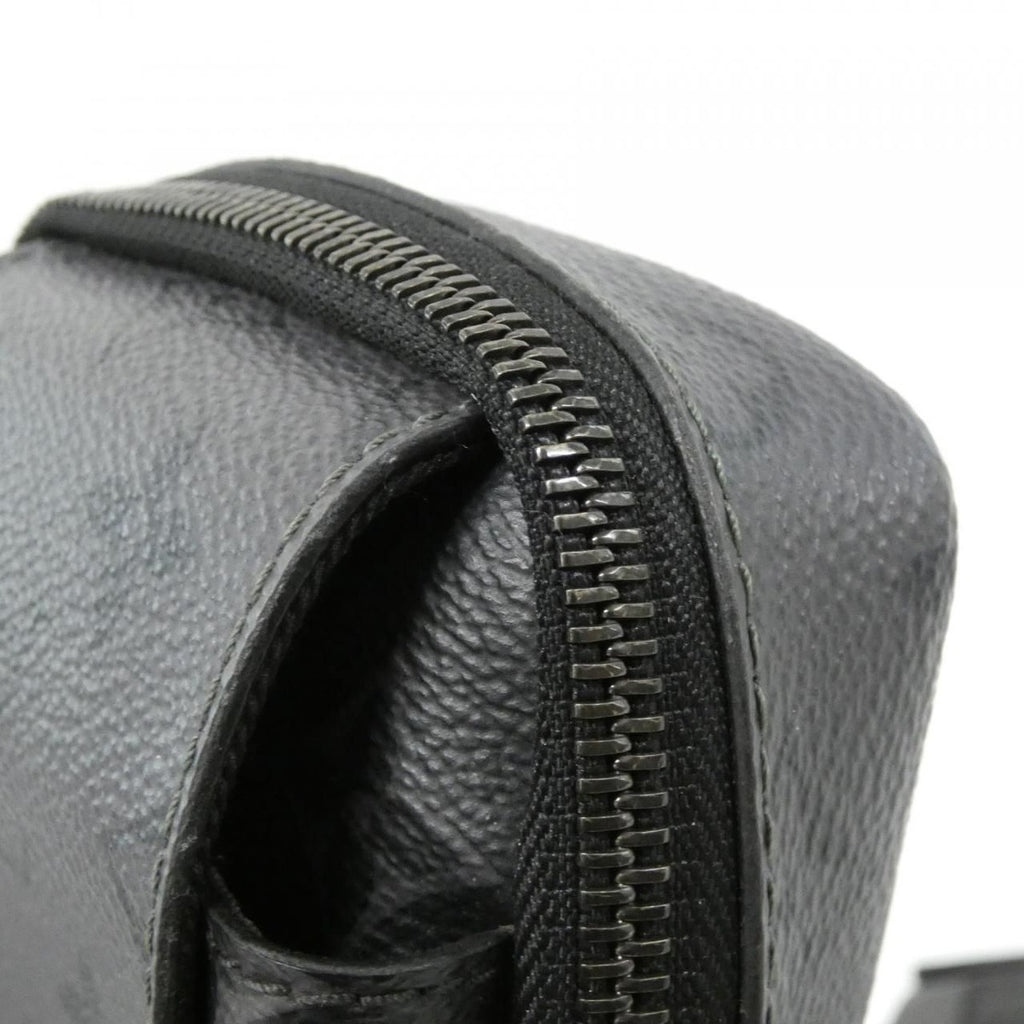Louis Vuitton Monogram Eclipse Reverse Double Phone Pouch Shoulder Bag — view 6