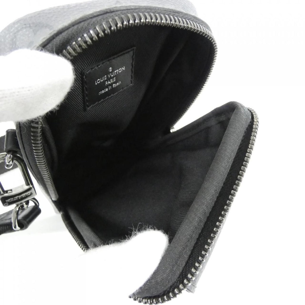 Louis Vuitton Monogram Eclipse Reverse Double Phone Pouch Shoulder Bag — view 8