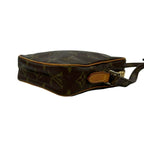 Louis Vuitton Vintage Mini Danube Monogram Leather Shoulder Bag Pochette Brown — view 8