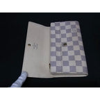 Louis Vuitton Wallet Damier Azur Portefeuille Sarah Leather — view 4