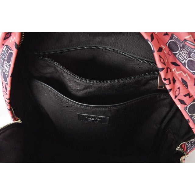 Saint Laurent Backpack Bag Canvas Music Pink Hpm1 F 5563 — view 5