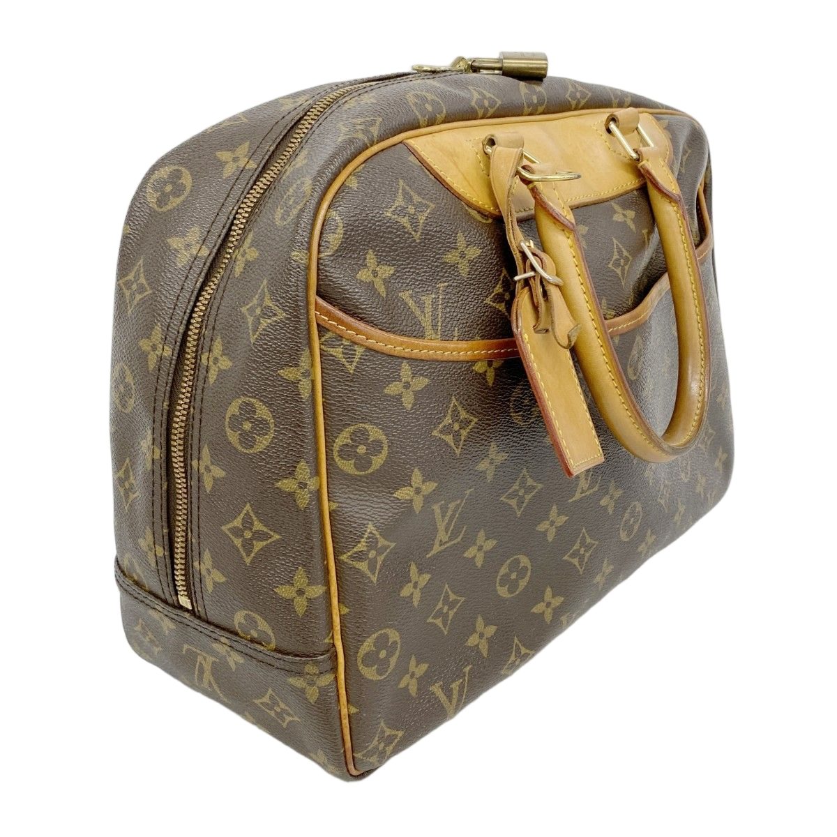 Louis Vuitton Handbag Monogram Deauville Brown — view 2