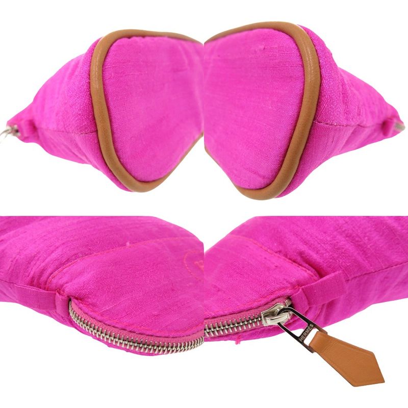 Hermes Bolide Pouch 16 PM Silk Rose Pivoine 0101 — view 7