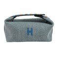 Hermes Brid A Black PM Au-carre Handbag Pouch Vert Foret