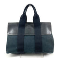 Hermes Handbag Valparaiso PM Cotton Black