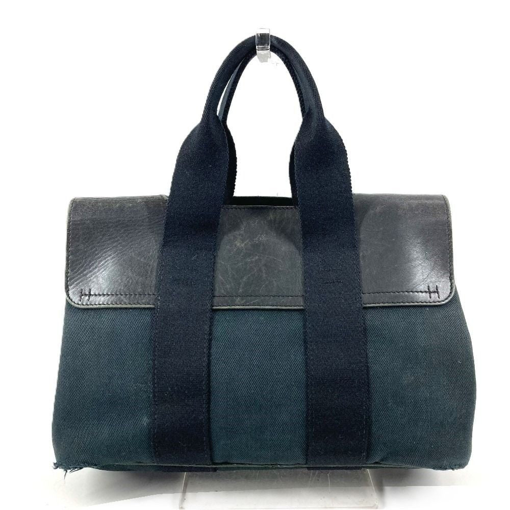 Hermes Handbag Valparaiso PM Cotton Black