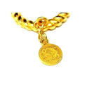 Loewe Anagram Scarf Ring Clasp Accessory Gold Av8718 — view 3