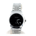 Gucci Timeless Watch Silver Color Quartz Black Dial