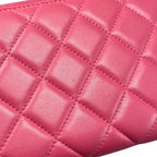 Chanel Long Wallet Zip Round Ap1590 Quilted Lambskin Coco Mark — view 7
