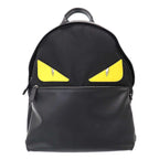 Fendi Monster Bugs Nylon Leather Backpack Black