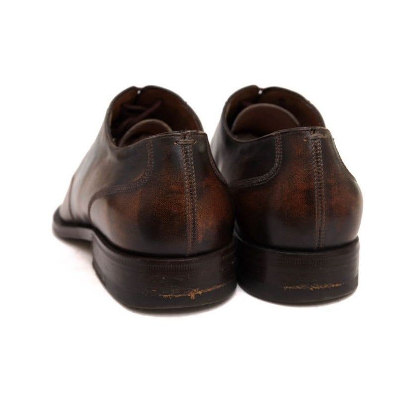 Gucci Shoes Business Men Leather Dark Brown Antique Dyed — view 4