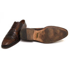 Gucci Shoes Business Men Leather Dark Brown Antique Dyed — view 7
