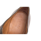 Gucci Shoes Business Men Leather Dark Brown Antique Dyed — view 9