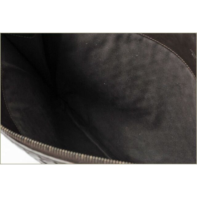 Bottega Veneta Document Case Intrecciato Dark — view 3