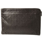 Bottega Veneta Document Case Intrecciato Dark