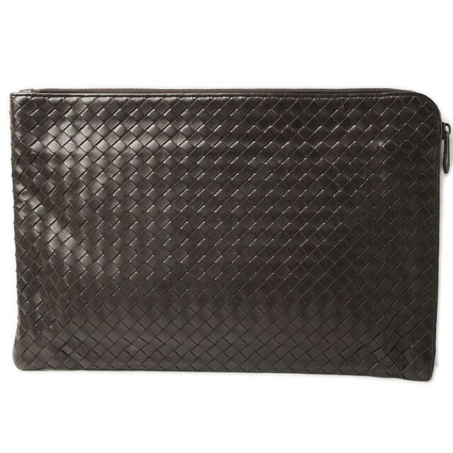 Bottega Veneta Document Case Intrecciato Dark
