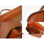 Louis Vuitton LV Saint Cloud Epi Leather Shoulder Bag Pochette Kenya Brown — view 8