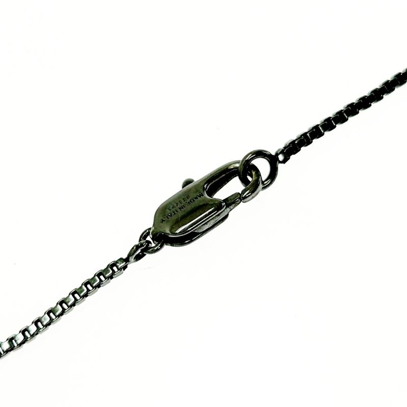 Fendi Metal Logo Necklace Black — view 8