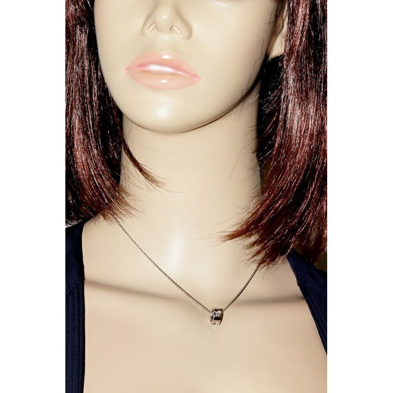 Louis Vuitton Pendant Necklace 18K White Gold Diamond 1 P Pendentif Empreinte — view 2