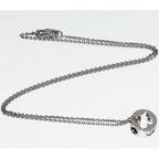 Louis Vuitton Pendant Necklace 18K White Gold Diamond 1 P Pendentif Empreinte — view 3