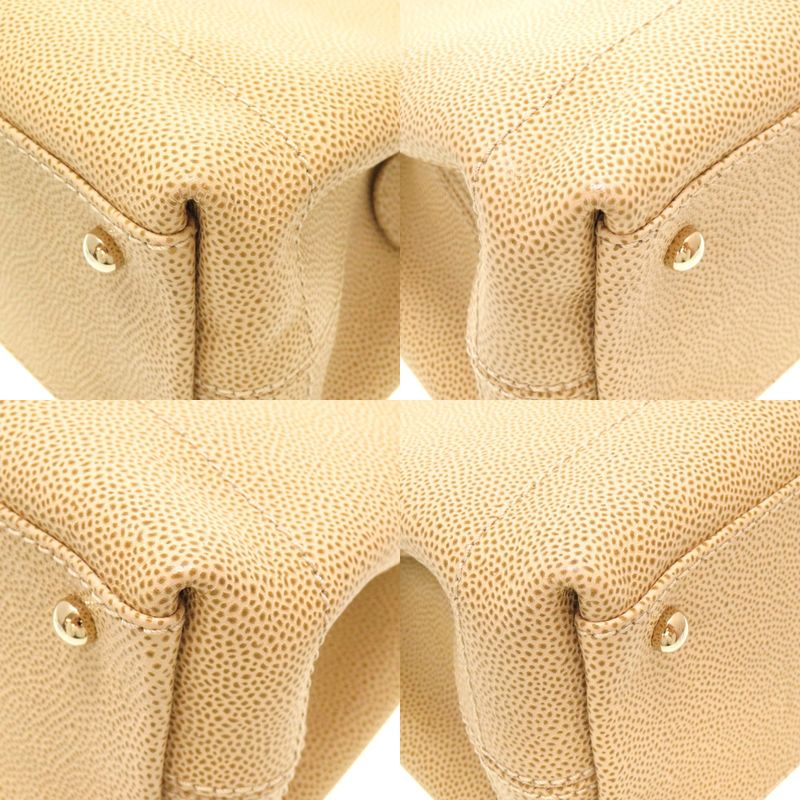 Chanel Caviar Leather Beige 7 Series Tote Bag 0005 — view 5
