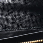 Prada Bifold Wallet Black Saffiano Leather Metal — view 4