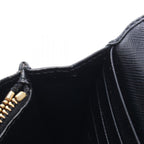 Prada Bifold Wallet Black Saffiano Leather Metal — view 6