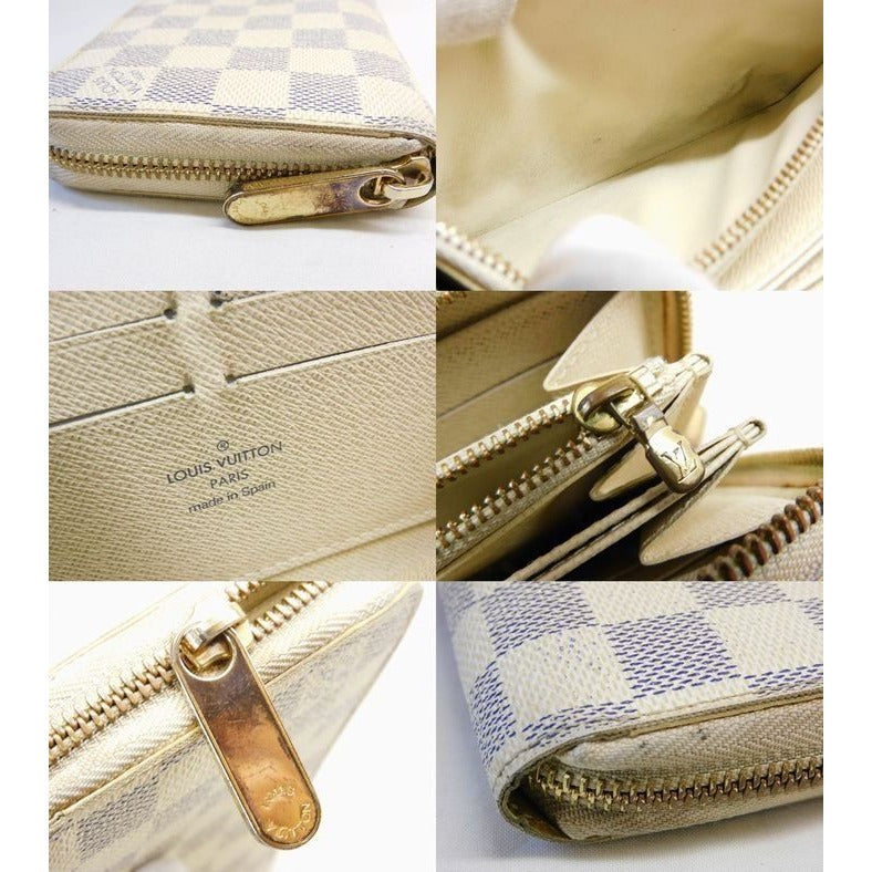 Louis Vuitton Azur Zippy Wallet White — view 4