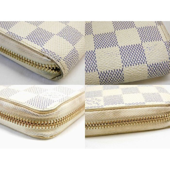 Louis Vuitton Azur Zippy Wallet White — view 5