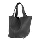 Hermes Picotin Lock MM Black Gold Taurillon Handbag — view 2