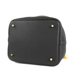 Hermes Picotin Lock MM Black Gold Taurillon Handbag — view 3