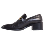 Gucci Vintage Loafers Moccasins Heel Horsebit Gold — view 6