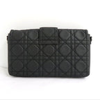 Dior Chain Bag Black Silver Hardware New Rock Cannage Leather — view 3