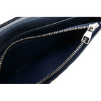 Louis Vuitton Long Wallet Men Leather Navy Portefeuille Brazza Portefeui — view 8