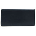 Louis Vuitton Long Wallet Men Leather Navy Portefeuille Brazza Portefeui