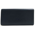 Louis Vuitton Long Wallet Men Leather Navy Portefeuille Brazza Portefeui