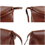 Bottega Veneta Marco Polo Tassel Charm Shoulder Bag Pochette Brown — view 6