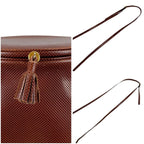 Bottega Veneta Marco Polo Tassel Charm Shoulder Bag Pochette Brown — view 8