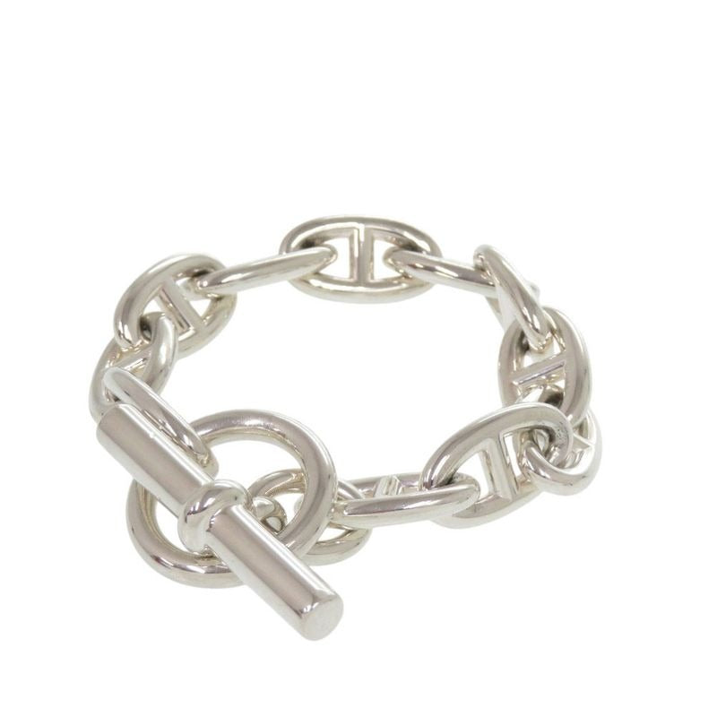 Hermes Chaine D'ancre GM 11 Frames Bracelet Silver 925 1217
