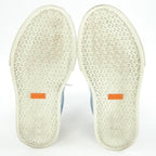Hermes Day Kelly Buckle Sneakers Blue Brown — view 4