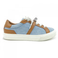 Hermes Day Kelly Buckle Sneakers Blue Brown