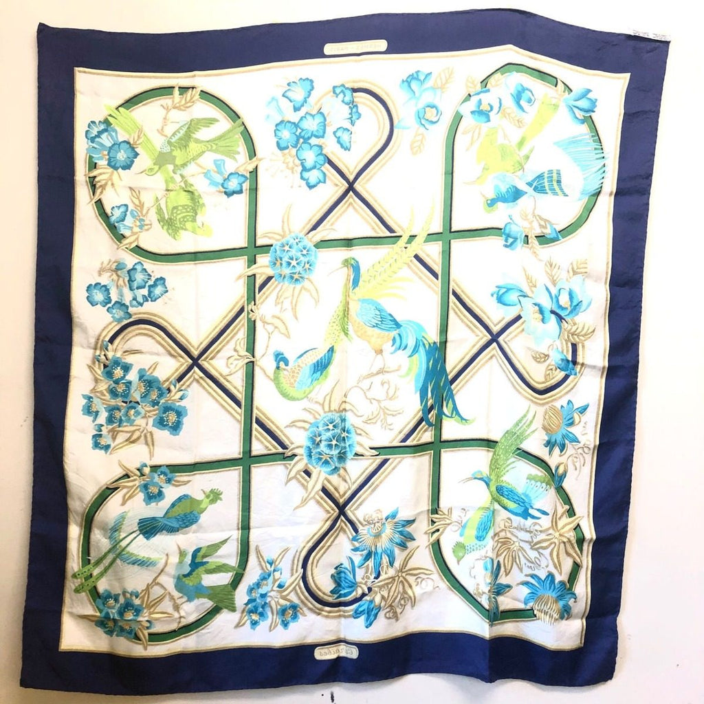 Hermes Scarf Carre 90 Caraibes Caribbean Estimated Silk — view 2