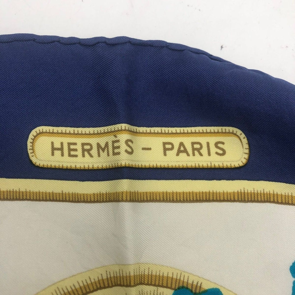 Hermes Scarf Carre 90 Caraibes Caribbean Estimated Silk — view 6
