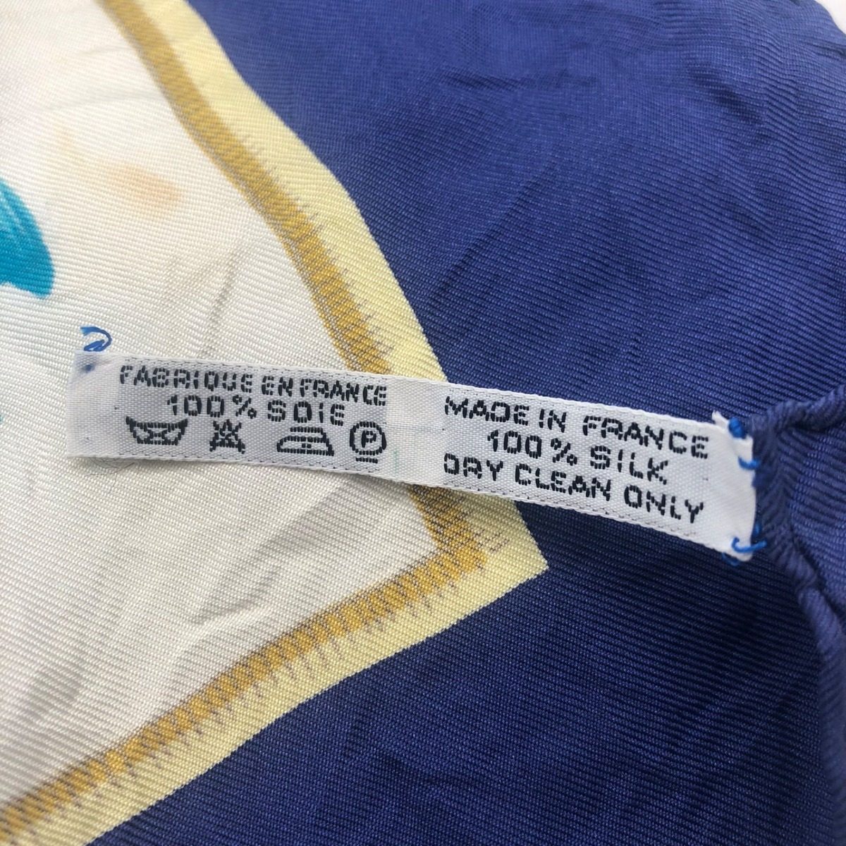 Hermes Scarf Carre 90 Caraibes Caribbean Estimated Silk — view 7