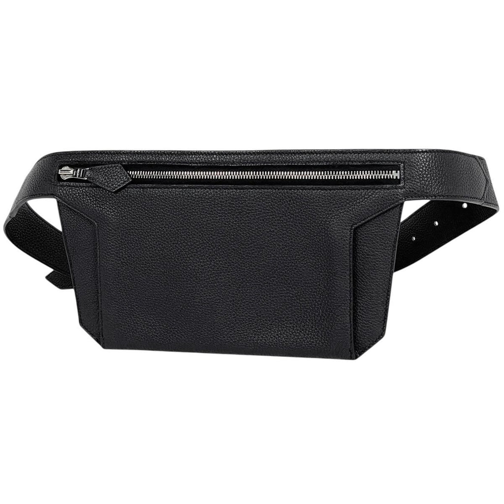 Hermes Ultrapla Taurillon Noviyo Belt Bag Leather Black